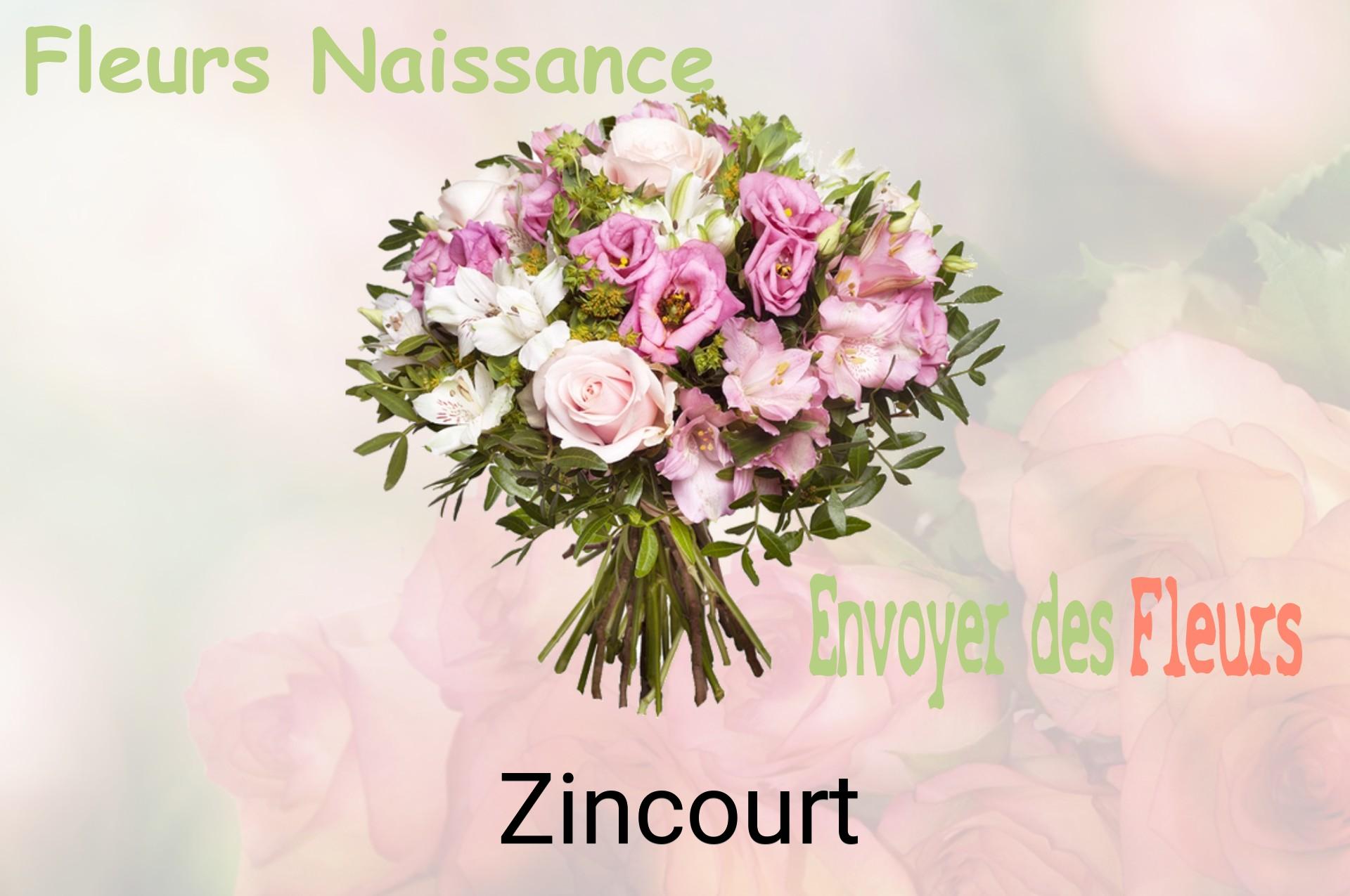 Bouquet de fleurs de naissance livré à Zincourt